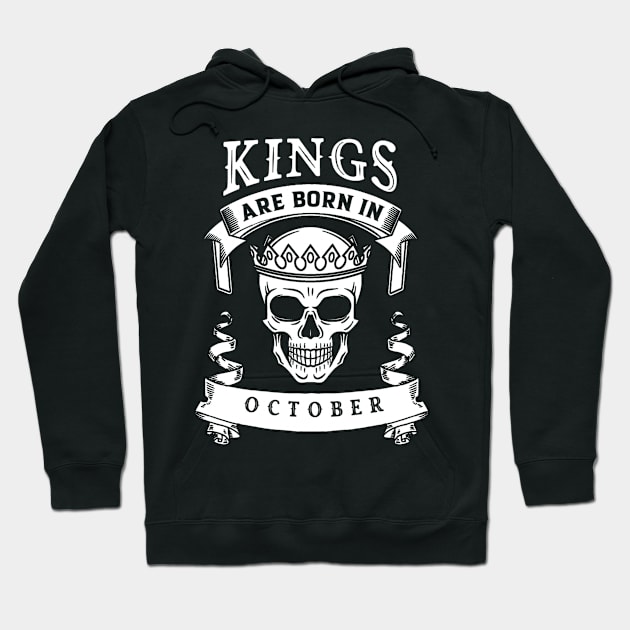 Kings Are Born In October Hoodie by BambooBox